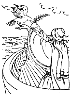 A coloring page of genesis