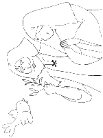 A coloring page of genesis
