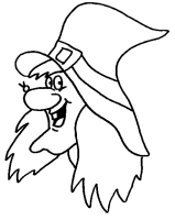 A coloring page of halloween