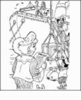 A coloring page of sinterklaas