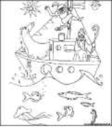 A coloring page of sinterklaas