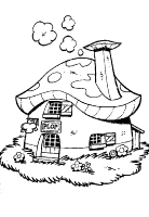 A coloring page of sinterklaas
