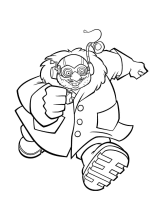A coloring page of atlantis