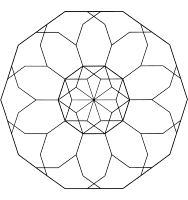 A coloring page of mandala