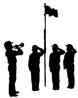 A coloring page of ceremony