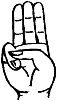 A coloring page of ceremony