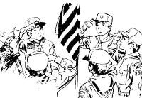 A coloring page of ceremony