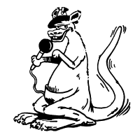 A coloring page of reporting