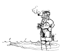 A coloring page of reporting