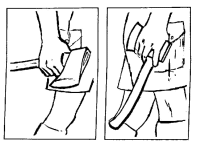 A coloring page of security
