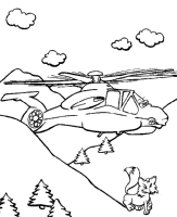 A coloring page of airplane